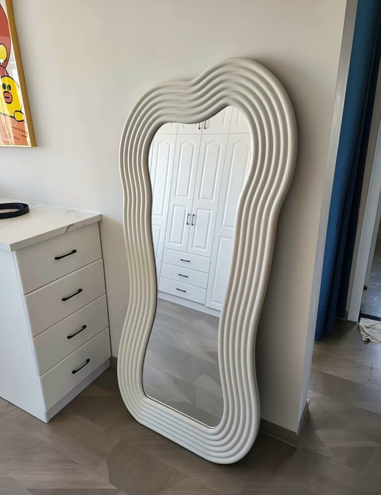 กระจกตั้งพื้น MY DOLLS HOUSE ZENN 100 CM. สีขาว